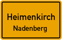 Straßen in Heimenkirch Nadenberg