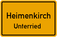 Straßen in Heimenkirch Unterried