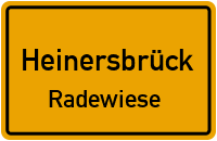 Radewiese in HeinersbrückRadewiese