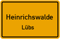 Schulstraße in HeinrichswaldeLübs