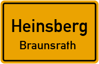 Straßen in Heinsberg Braunsrath