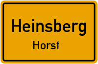 Borgansstraße in HeinsbergHorst