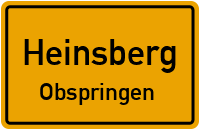 Ringstraße in HeinsbergObspringen