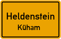 Isenstraße in 84431 Heldenstein (Küham)