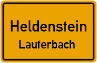 Weinbergstraße in HeldensteinLauterbach