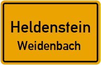 Hauner Straße in HeldensteinWeidenbach