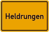 City Sign Heldrungen