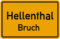Straßen in Hellenthal Bruch