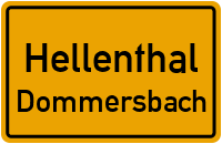 Straßen in Hellenthal Dommersbach