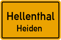 Straßenverzeichnis Hellenthal Heiden
