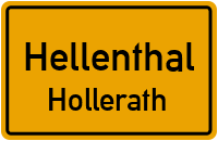 Hohlweg in HellenthalHollerath