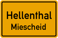 Bergstraße in HellenthalMiescheid