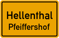 Straßen in Hellenthal Pfeiffershof