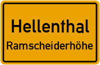 Straßen in Hellenthal Ramscheiderhöhe