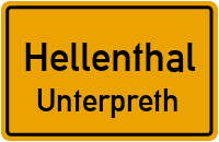 Straßen in Hellenthal Unterpreth