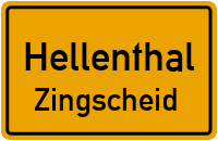 Wildenburger Straße in 53940 Hellenthal (Zingscheid)