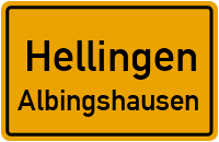 Albingshäuser Dorfstraße in HellingenAlbingshausen