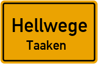 Dorfstraße in HellwegeTaaken