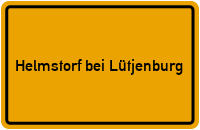 City Sign Helmstorf bei Lütjenburg