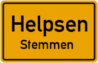 Nordstraße in HelpsenStemmen