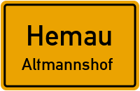 Altmannshof in 93155 Hemau (Altmannshof)