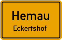 Straßenverzeichnis Hemau Eckertshof