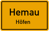 Straßenverzeichnis Hemau Höfen