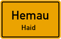 Straßenverzeichnis Hemau Haid