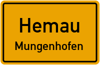 Straßenverzeichnis Hemau Mungenhofen