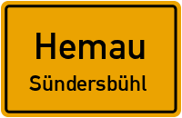 Straßenverzeichnis Hemau Sündersbühl