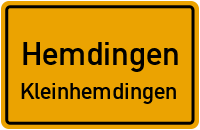 Bürgermeister-Ramcke-Straße in HemdingenKleinhemdingen