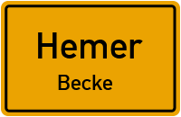 Auf dem Brauck in 58675 Hemer (Becke)