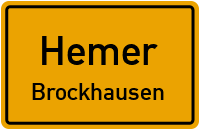 Straßenverzeichnis Hemer Brockhausen