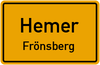 Von-Romberg-Straße in HemerFrönsberg