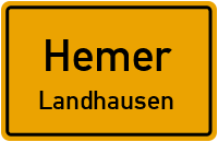 Dorfstraße in HemerLandhausen