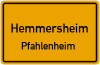 In Den Weinbergen in HemmersheimPfahlenheim