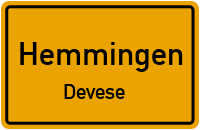 Straßenverzeichnis Hemmingen Devese