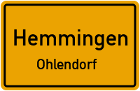 Straßenverzeichnis Hemmingen Ohlendorf