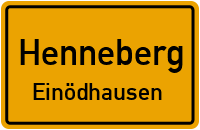Bauerbacher Straße in 98617 Henneberg (Einödhausen)