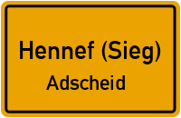 Laternenweg in Hennef (Sieg)Adscheid