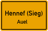 Straßenverzeichnis Hennef (Sieg) Auel