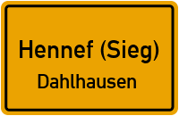 Straßenverzeichnis Hennef (Sieg) Dahlhausen