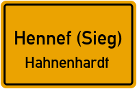 Straßenverzeichnis Hennef (Sieg) Hahnenhardt