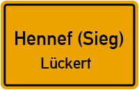 Straßenverzeichnis Hennef (Sieg) Lückert
