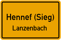 Straßenverzeichnis Hennef (Sieg) Lanzenbach