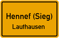 Alte Dorfstraße in Hennef (Sieg)Lauthausen