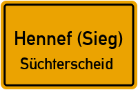 Straßenverzeichnis Hennef (Sieg) Süchterscheid