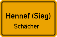 Straßenverzeichnis Hennef (Sieg) Schächer