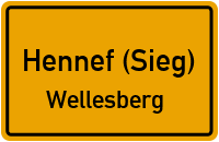 Wellesberger Straße in Hennef (Sieg)Wellesberg