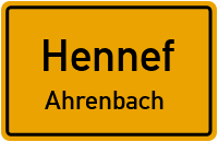 Straßen in Hennef Ahrenbach